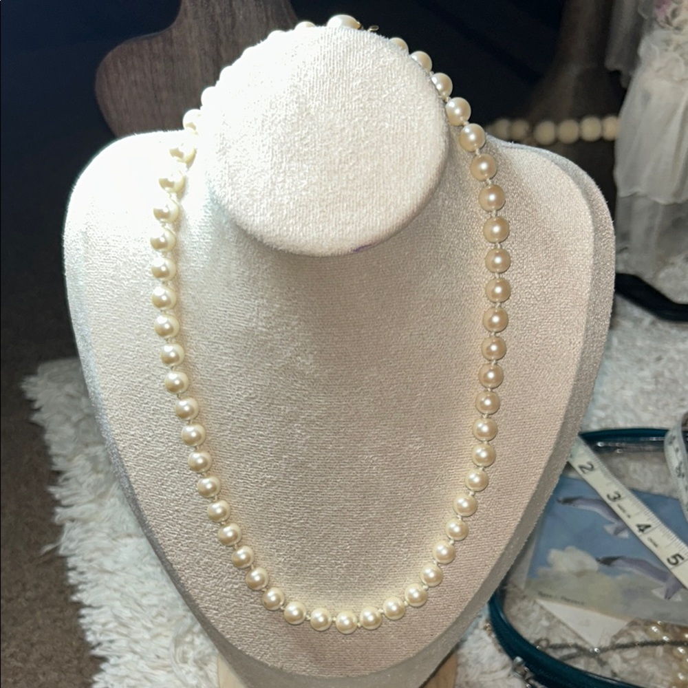 Talbots Cream Cultured Pearl Necklace Timeless Jewelry